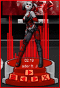 Harley Quinn Dark Red Player